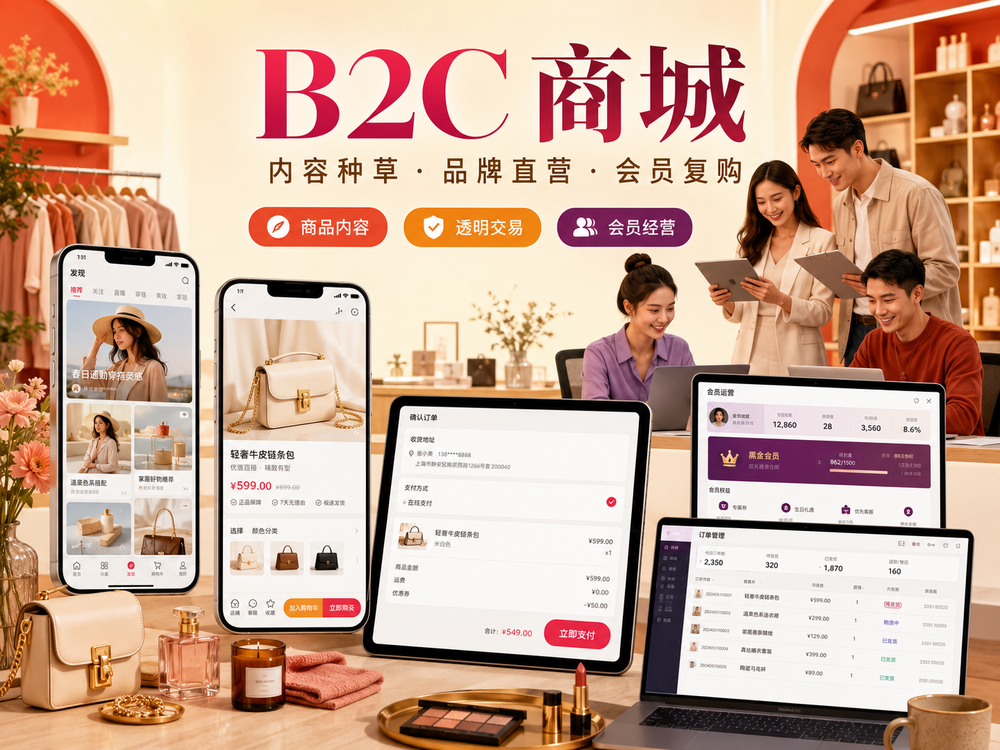 B2C 商城案例封面