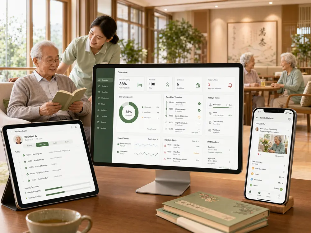 养老机构管理系统案例封面
