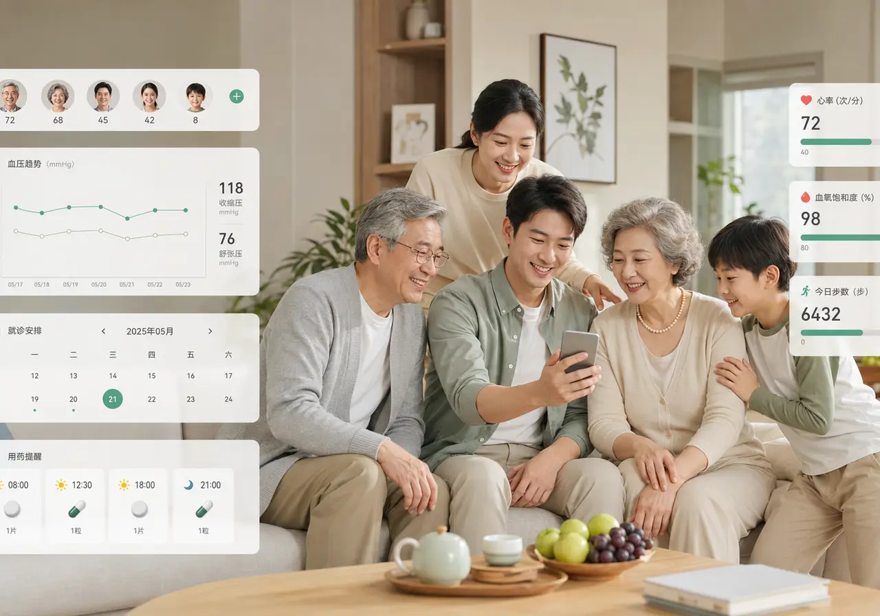 家庭健康档案 APP 案例封面