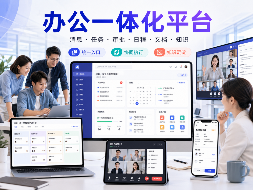 办公一体化平台案例封面