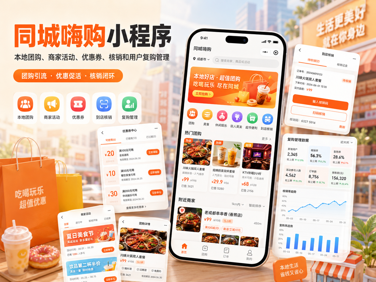 同城嗨购小程序案例封面