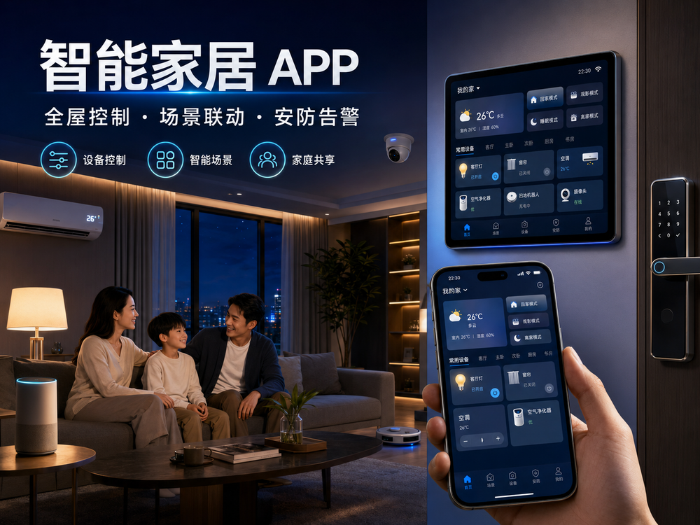 智能家居 APP 案例封面